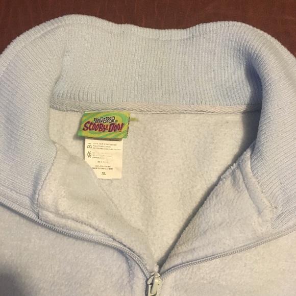 Vtg 1999 Scooby Doo 100% Huggable 1/4 Zip Fleece - Picture 2 of 8